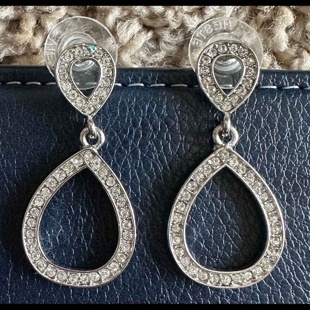 Elegant Silver Drop Earrings